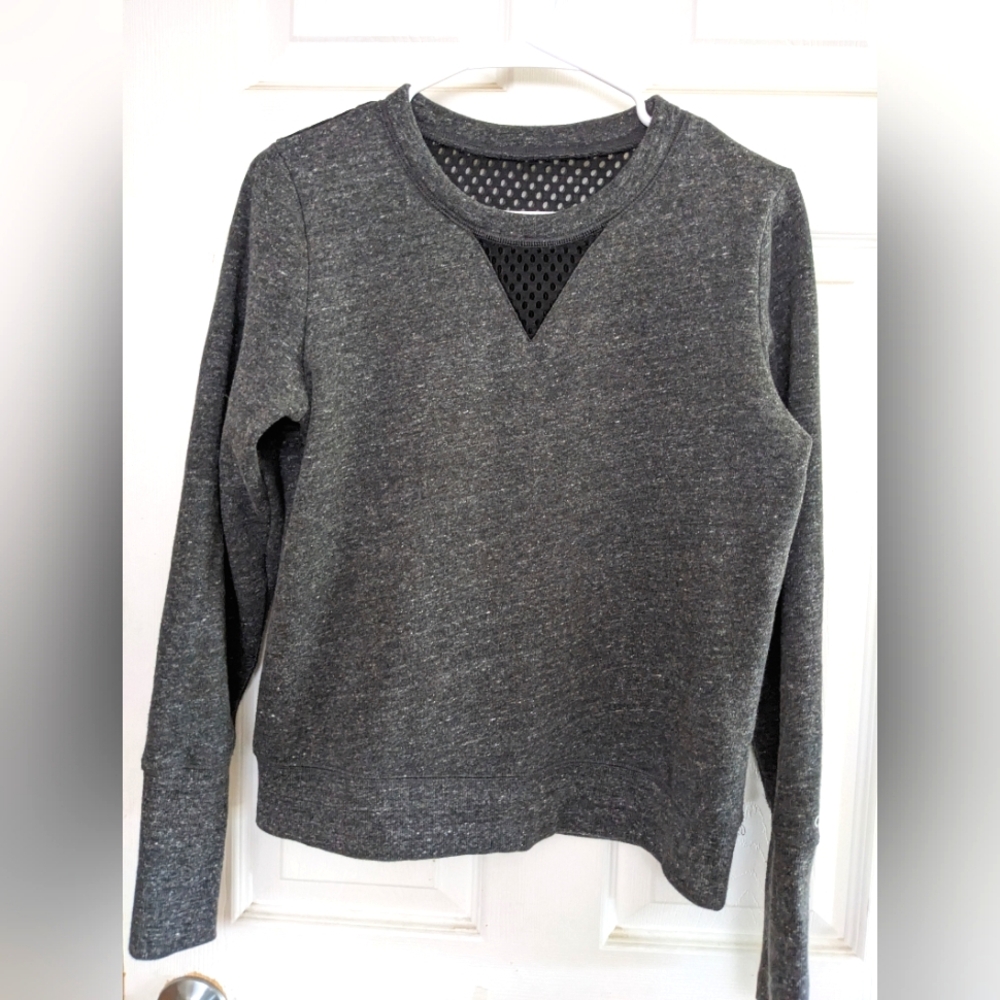 Alo Mesh Back Yoga Sweatshirt size S